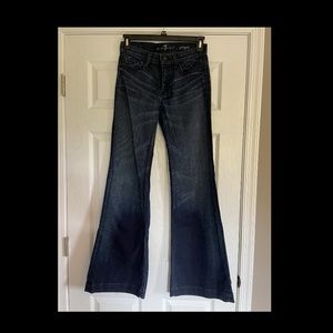 7 For All Mankind Ginger low rise flare jeans